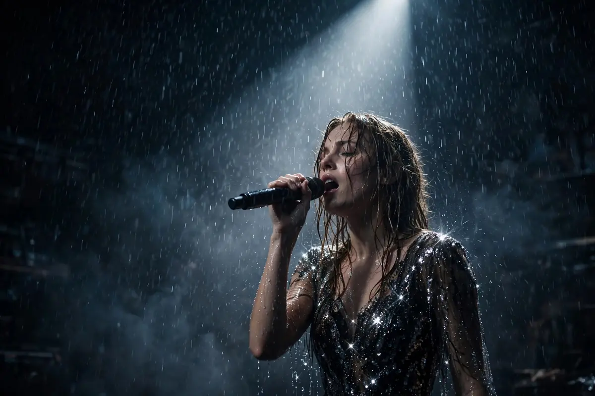 Rosalía Sings in the Rain During Stunning Second SNL Performance